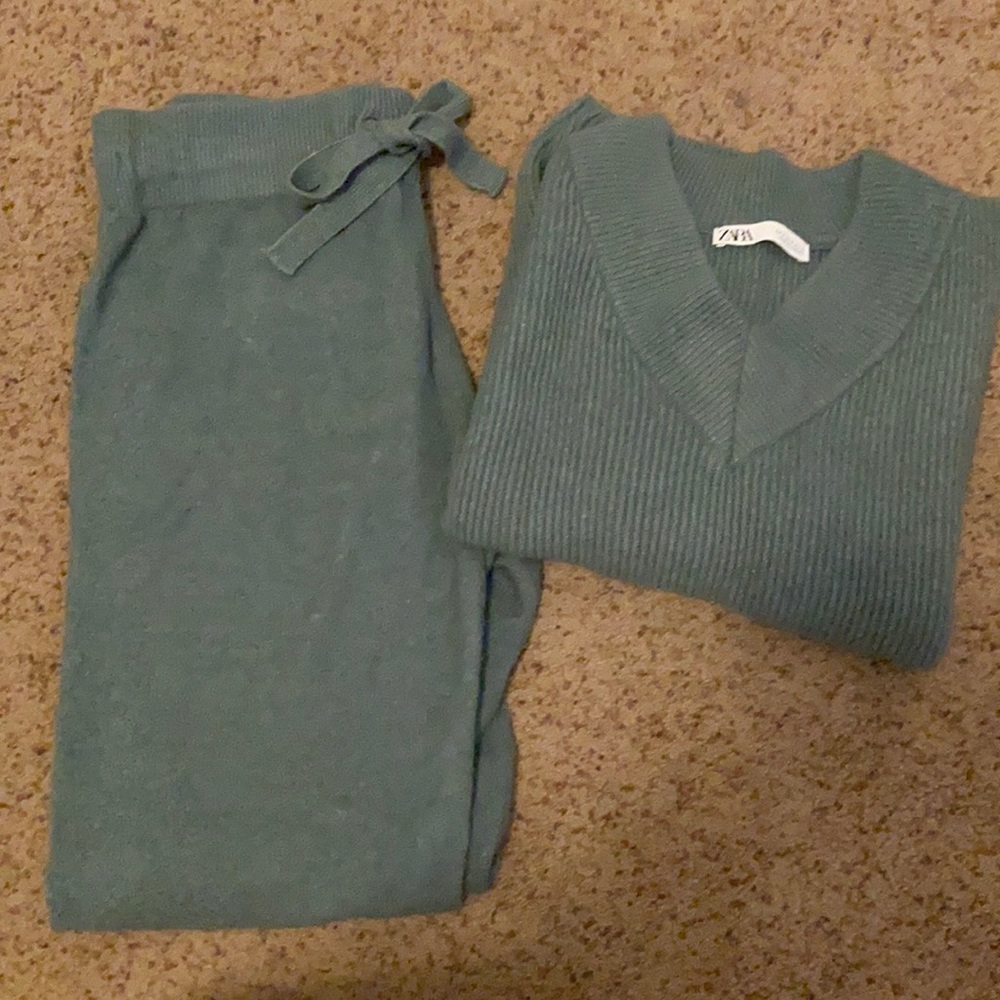 Zara Lounge Set Green Size S